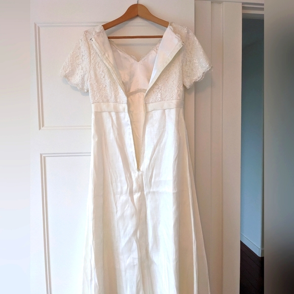 Vintage Ivory Dress, XS/S - Picture 5 of 10